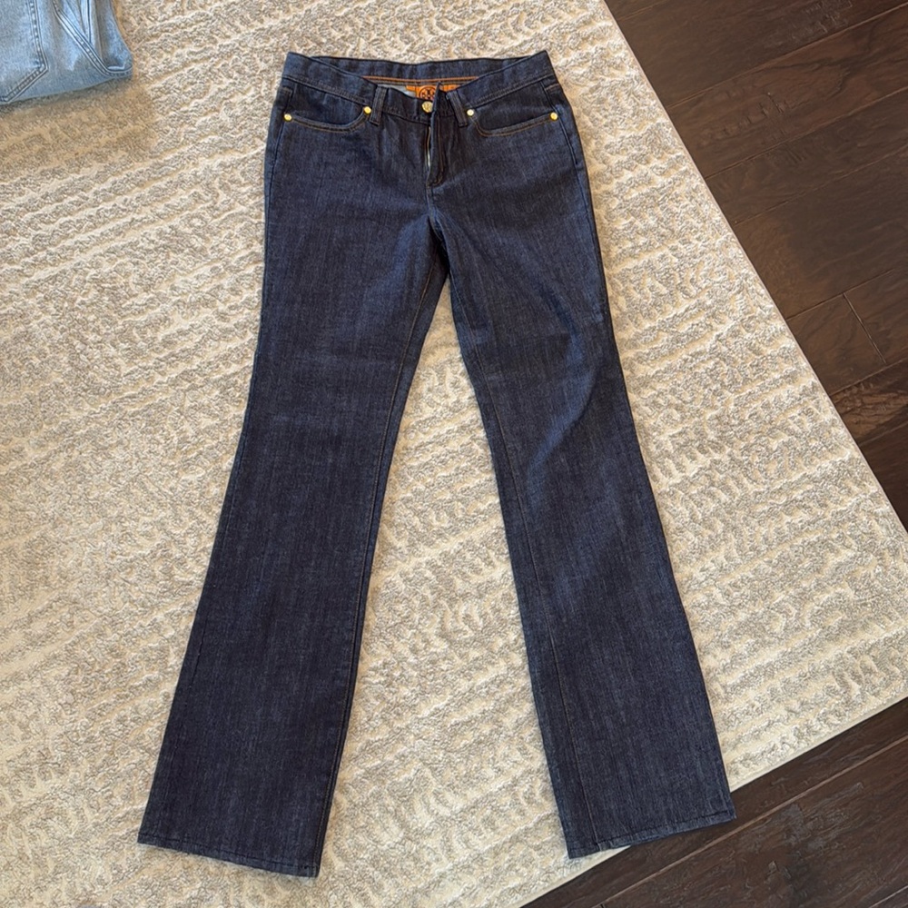 Tory Burch wide leg jeans. Size 30